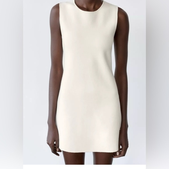 Zara plain mini knit dress - Picture 2 of 5